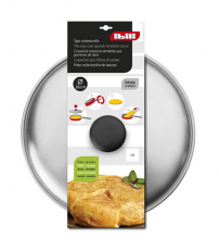 715826 TAPA VOLTEATORTILLAS ACERO INOX Ø26cm IBILI