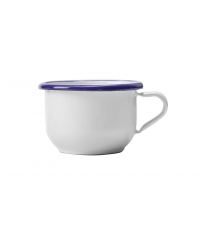904708 TAZA BLANCA ESMALTADA ø8cm 260ml IBILI