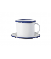 903000 TAZA Y PLATILLO ESMALTADO ø5cm 75ml IBILI
