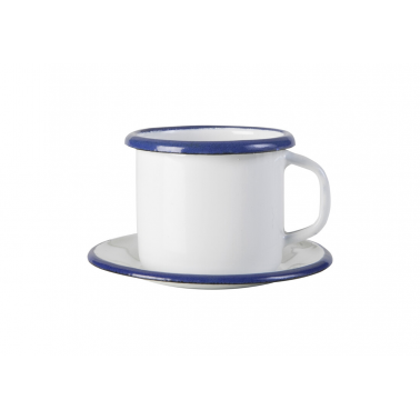903000 TAZA Y PLATILLO ESMALTADO ø5cm 75ml IBILI