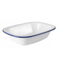 905022 FUENTE RECTANGULAR HONDA ESMALTADA 22cm