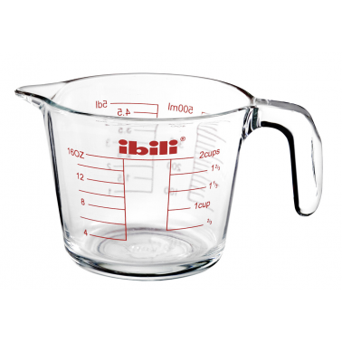 481105 JARRA MEDIDORA DE CRISTAL 500ml IBILI