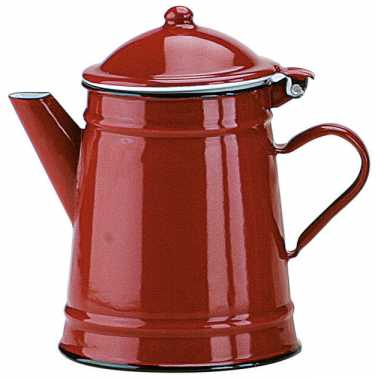 910210 CAFETERA CONICA ROJA 1L IBILI