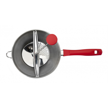 742420 PRENSAPURES LUXE CON 3 DISCOS 20cm IBILI