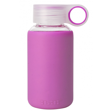 758910P BOTELLA BOROSILICATO KID 0,2L ROSA IBILI