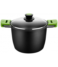 A403924 OLLA ALTA ALUMINIO Ø24cm 6,8L PRIOR BRA