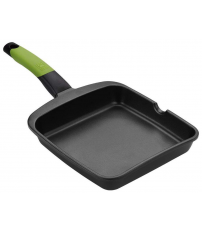 A121459 GRILL LISO ALUMINIO 28x28cm PRIOR BRA