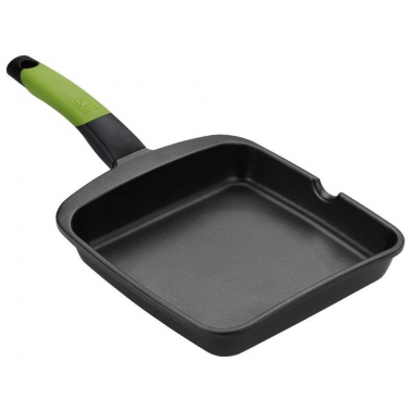 A121459 GRILL LISO ALUMINIO 28x28cm PRIOR BRA
