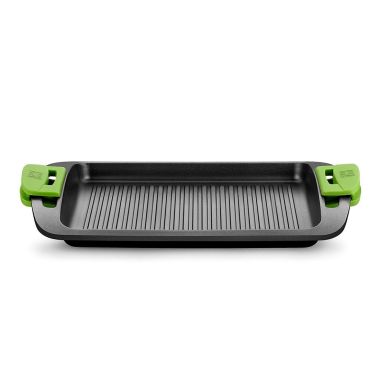 A401540 PLANCHA CON RAYAS ALUM 41x28,8cm PRIOR BRA