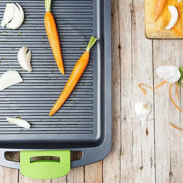 A401540 PLANCHA CON RAYAS ALUM 41x28,8cm PRIOR BRA