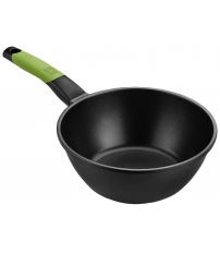 A121472 WOK CON MANGO ALUM Ø24cm PRIOR BRA