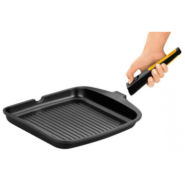A481428 ASADOR GRILL RAYADO FAST CLICK  Ø28cm BRA