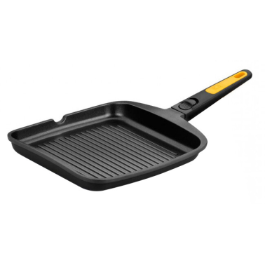 A481428 ASADOR GRILL RAYADO FAST CLICK  Ø28cm BRA