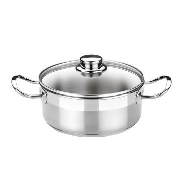 A340337 CACEROLA C/TAPA CRISTAL ø30cm PROFESIONAL