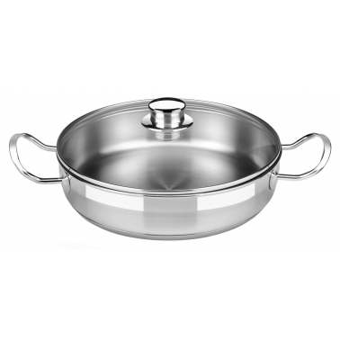 A340536 RUSTIDERA C/TAPA CRISTAL ø26cm PROFESIONAL