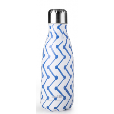 758435Z BOTELLA TERMO DOBLE PARED 0,35L ZIGZAG