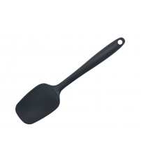 799230 ESPATULA CUCHARA DE SILICONA 100% NEGRA IBILI