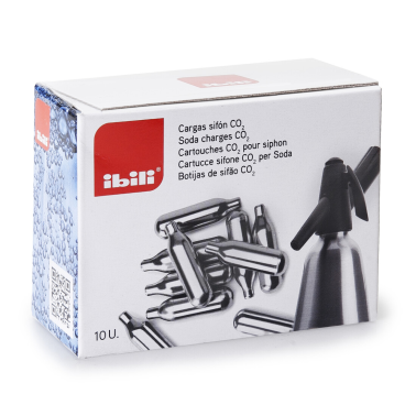 751000 CAJA 10 ud CARGAS DE SIFON DE NATA IBILI