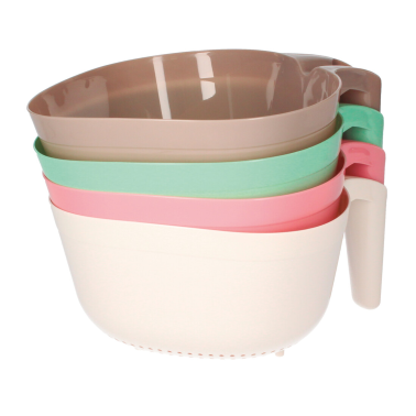 401045006 ESCURRIDOR OVALADO CON MANGO COLORES SURTIDOS GSC