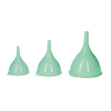 401045007 SET 3 EMBUDOS PLASTICOS COLORES SURTIDOS GSC