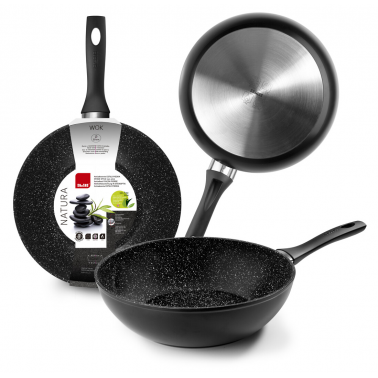 441130 WOK ALUM FORJADO NATURA ø30cm IBILI