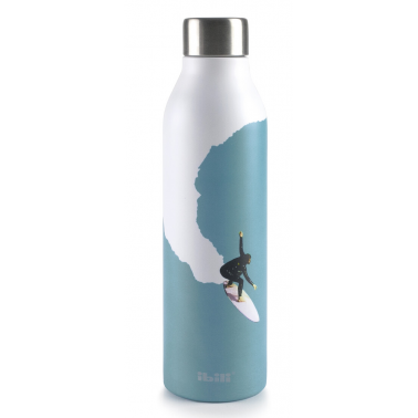 762920 BOTELLA TERMO DOBLE PARED 0,5L SURF IBILI