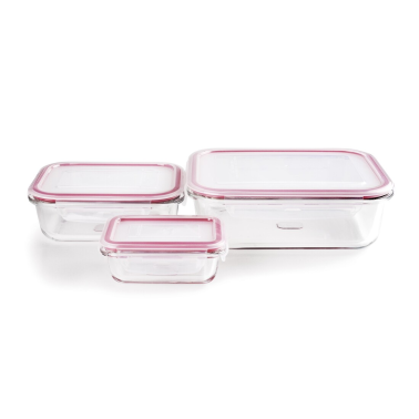 754750 SET 3 TAPER CRISTAL CUADRADO IBILI