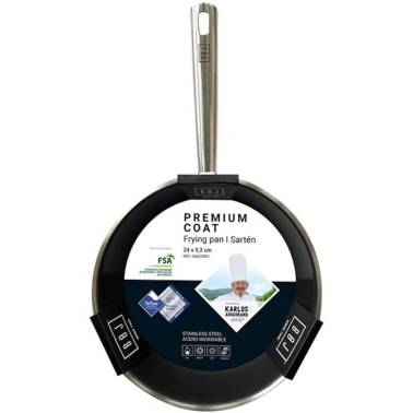 04024101 SARTEN ACERO 18/10 COAT Ø32cm BOJ