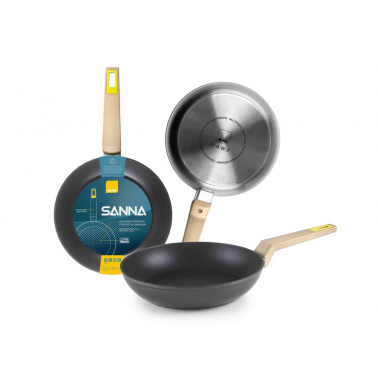 482530 SARTEN ALUMINIO FORJADO INDUCCION Ø30cm MANGO BAQUELITA SANNA IBILI