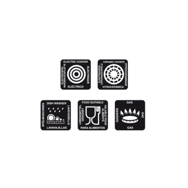 01101881 CACEROLA FREIDORA PARMA Ø24cm C/TAPA DE VIDRIO MAGEFESA