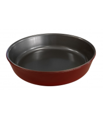 01400007 MOLDE HONDO BOROSILICATO GRANATE Ø26cm MAGEFESA