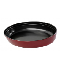 01400003 FUENTE OVAL BOROSILICATO GRANATE 35x24cm MAGEFESA