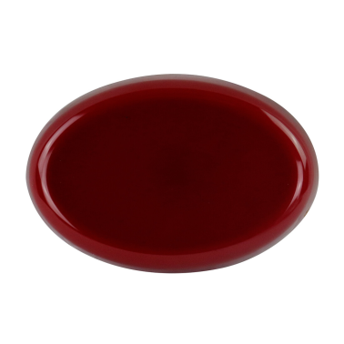 01400003 FUENTE OVAL BOROSILICATO GRANATE 35x24cm MAGEFESA