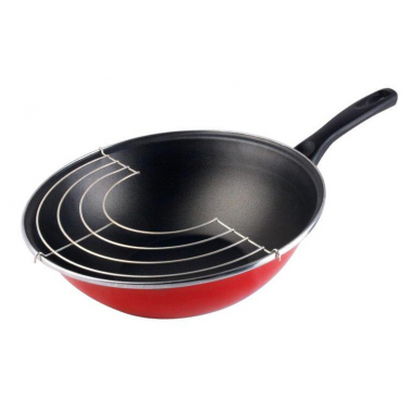 01108596 WOK ACERO PRAGA Ø30cm  MAGEFESA