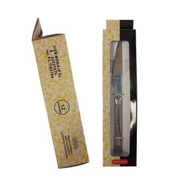 CC PACK DE 12 CUCHILLOS CHULETEROS INOXIDABLES VIER