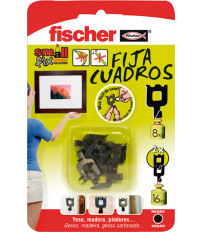 FIJA CUADROS NEGRO 518168 BLISTER