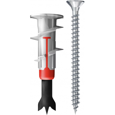 TACO DUOBLADE FISCHER CON TORNILLO 545678 4,5X40MM