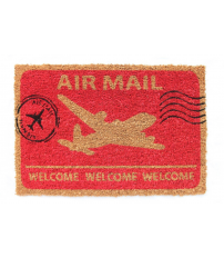 FELPUDO DE COCO ESTAMPADO MODELO AIRMAIL 40x60 cm