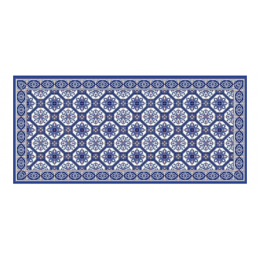 ALFOMBRA HIDRAULIK VINILICA AZUL 02 70x150cm AITANA