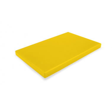 HPE-AM-015350250T TABLA DE CORTE CON TACOS AMARILLA 350x250x15mm DURPLASTICS