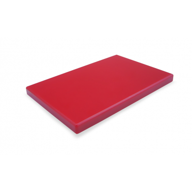 HPE-RJ-015400300T TABLA DE CORTE CON TACOS ROJA 400x300x15mm DURPLASTICS