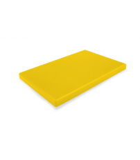 HPE-AM-015400300T TABLA DE CORTE CON TACOS AMARILLA 400x300x15mm DURPLASTICS