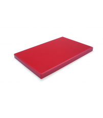 HPE-RJ-020350250T TABLA DE CORTE CON TACOS ROJA 350x250x20mm DURPLASTICS