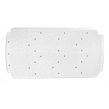 01225 ALFOMBRA DE BAÑO CAUCHO 78x36cm BLANCA DINTEX