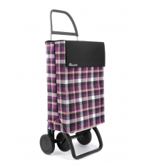 JEA036 CARRO COMPRA JEAN LN 4 SCOTTISH AZUL AMARILLO NEGRO ROLSER