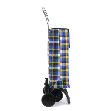 JEA036 CARRO COMPRA JEAN LN 4 SCOTTISH AZUL AMARILLO NEGRO ROLSER