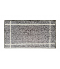 04303 ALFOMBRA DE BAÑO TEXTIL 75x40cm MILOS GRIS CLARO DINTEX