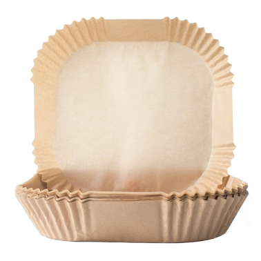 688520 50ud BANDEJA DESECHABLE CUADRADA PARA FREIDORA DE AIRE 20x20x4,5cm IBILI