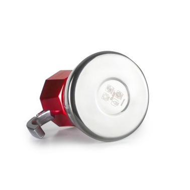 627909 CAFETERA ALUMINIO ROJA 9 TAZAS ELBA IBILI