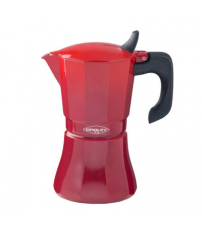 215090311 CAFETERA 6 TAZAS ROJA PETRA OROLEY